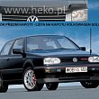 Deflektor přední kapoty - plexi Volkswagen Golf III (1991 - 1999) - Heko