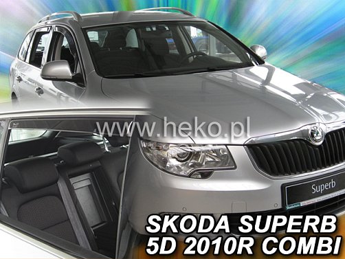 Ofuky oken Škoda Superb II Combi (2009 - 2015) - přední + zadní - sada 4ks