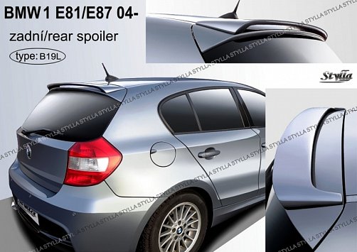 Střešní spoiler - stříška BMW 1 E81 - E87 (2004)