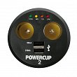 Rozdvojka 12V a tester baterie + USB Power Cup 2 do prostoru pro nápoje - Lampa Italy 