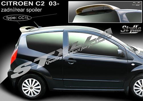 Střešní spoiler - stříška Citroën C2 (2003)