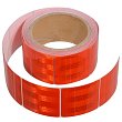 3M reflexní samolepící páska - červená dělená - homologace E11 (1 metr)