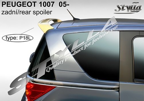 Střešní spoiler - stříška Peugeot 1007 (2005)