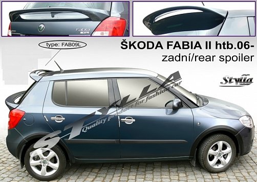 Střešní spoiler - stříška Škoda Fabia II Hatchback (2006)