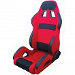 Sportovní sedačka do auta Racing - sklopná s posuvem - červená