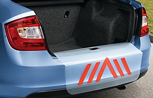 Ochranná fólie na zadní nárazník Škoda Rapid (2012) - originál 5JA071336