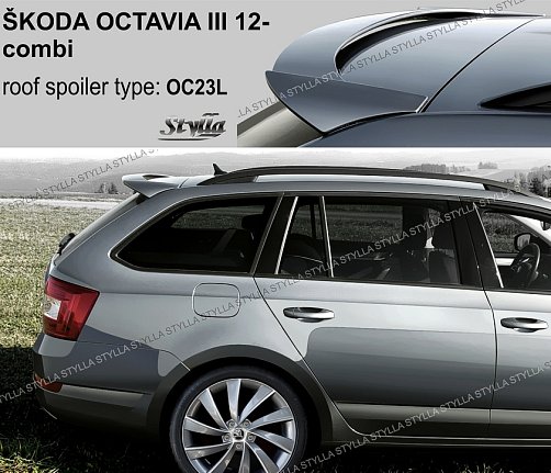 Střešní spoiler - stříška Škoda Octavia III Combi (2013) - Stylla OC23L