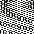 Tuningová mřížka - tahokov do nárazníku (oko 17 x 7 mm) - černá