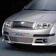 Chromované nerez lišty přední masky Škoda Fabia I Facelift (2004 - 2008) - Milotec