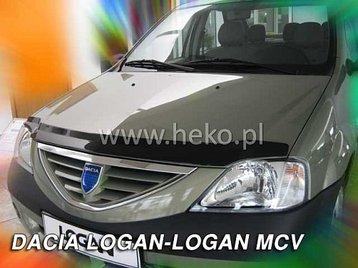 Deflektor přední kapoty - plexi Dacia Logan MCV (2007 - 2012) 5. dveřový model - Heko