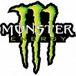 Samolepka - nálepka Monster Energy (75 x 65 mm)