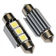 CAN-BUS sufitové žárovky s chladičem 3 SMD LED - délka 39 mm - bílá (2 ks) - Einparts