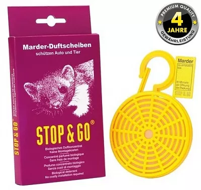 Ochrana kabelů proti zvěři STOP & GO, aromatická závěsná tabulka