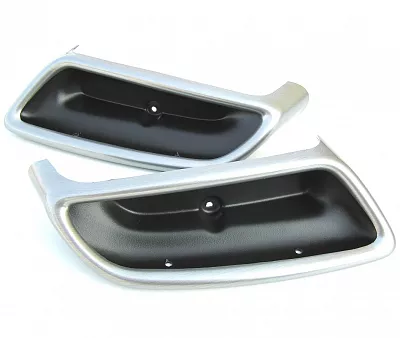 Sportovní imitace výfuku DUMMY Škoda Octavia III (2012 - 2020) stříbrné ALU BRUSH | Milotec