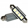CAN-BUS sufitové žárovky s chladičem 4 SMD LED - délka 42 mm - bílá (2 ks) - Einparts