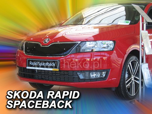 Zimní clona Škoda Rapid Spaceback (2013) na masku chladiče - Heko