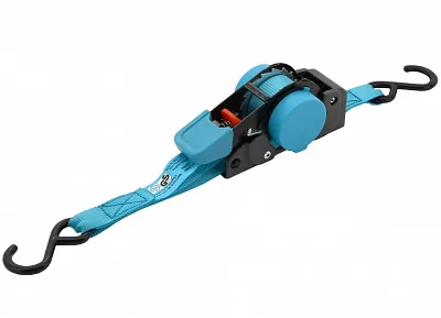 Samonavíjecí upínací popruh s račnou COMPASS BLUE WAY 100 daN 2 metry