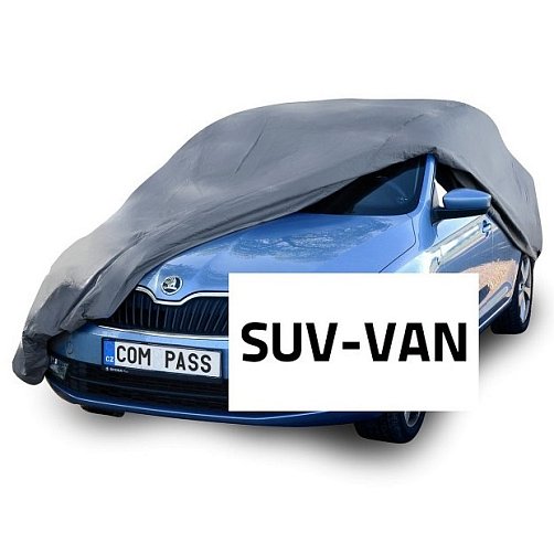 Nepromokavá plachta na auto - velikost SUV-VAN - 100% Waterproof - Compass
