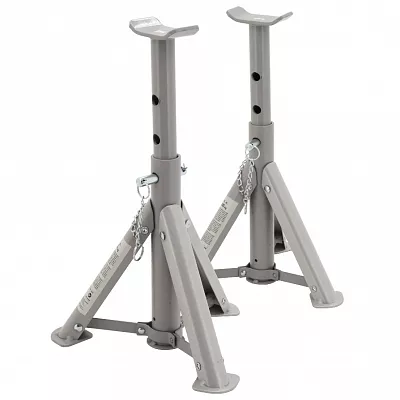 Podpěry pod auto COMPASS, nosnost 2000 kg, zdvih 278 - 366 mm, skládací, 2 ks