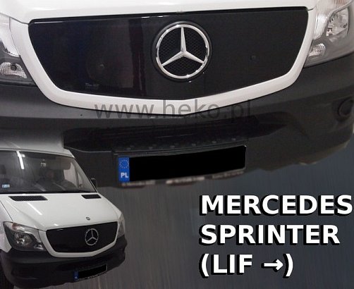 Zimní clona Mercedes Sprinter Facelift (2014->) na masku chladiče - Heko