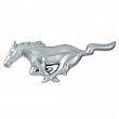 Chromované 3D logo na šrouby (Racing Horse - dostihový kůň)