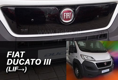Zimní clona Fiat Ducato (2014->) na masku chladiče - Heko
