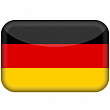 3D samolepící vlajka Německa 50 x 30 mm