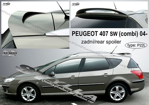 Střešní spoiler - stříška Peugeot 407 SW (2004)