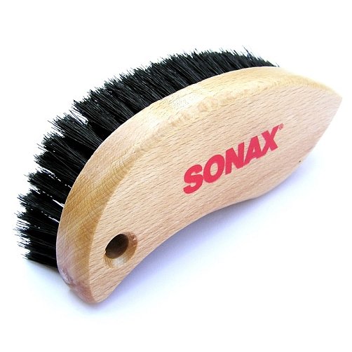 Ergonomický kartáč na čištění kůže a textilu Sonax