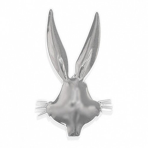 Chromované samolepící 3D logo (Rabbit)
