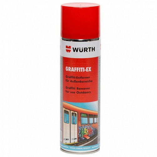 Odstraňovač vnějších sprejů - nástřiků GRAFFITI-EX - Würth (500 ml)