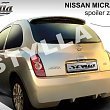 Střešní spoiler - stříška Nissan Micra K12 (2003 - 2010)