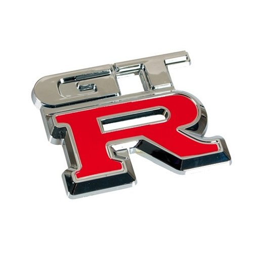 Chromované samolepící 3D logo ( GTR )