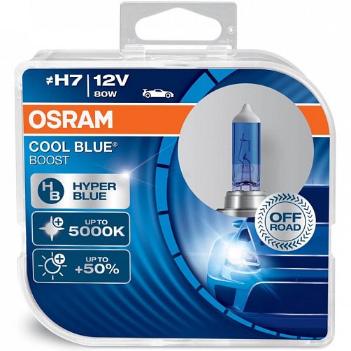 Žárovky H7 Osram Cool Blue Boost 80W (DUO BOX sada 2 ks)