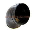 Koleno - redukce sání sportovního filtru 120° - průměr 67 mm - černé