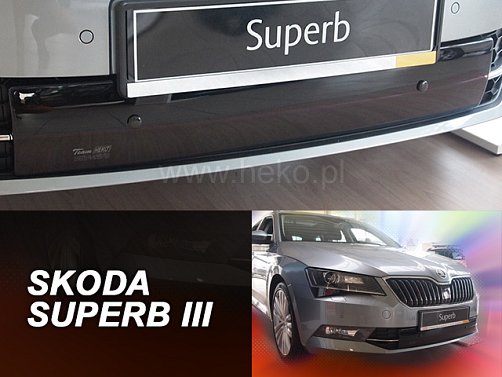Zimní clona Škoda Superb III (2015->) do nárazníku - Heko