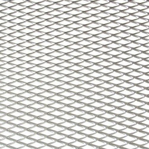 Tuningová mřížka - tahokov do nárazníku (oko 12 x 5 mm) - stříbrná