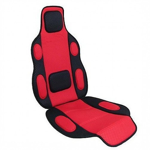 Sportovní potah na sedadlo TuningAge (černo / červený) - Automax