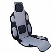 Sportovní potah na sedadlo TuningAge (černo / šedý) - Automax
